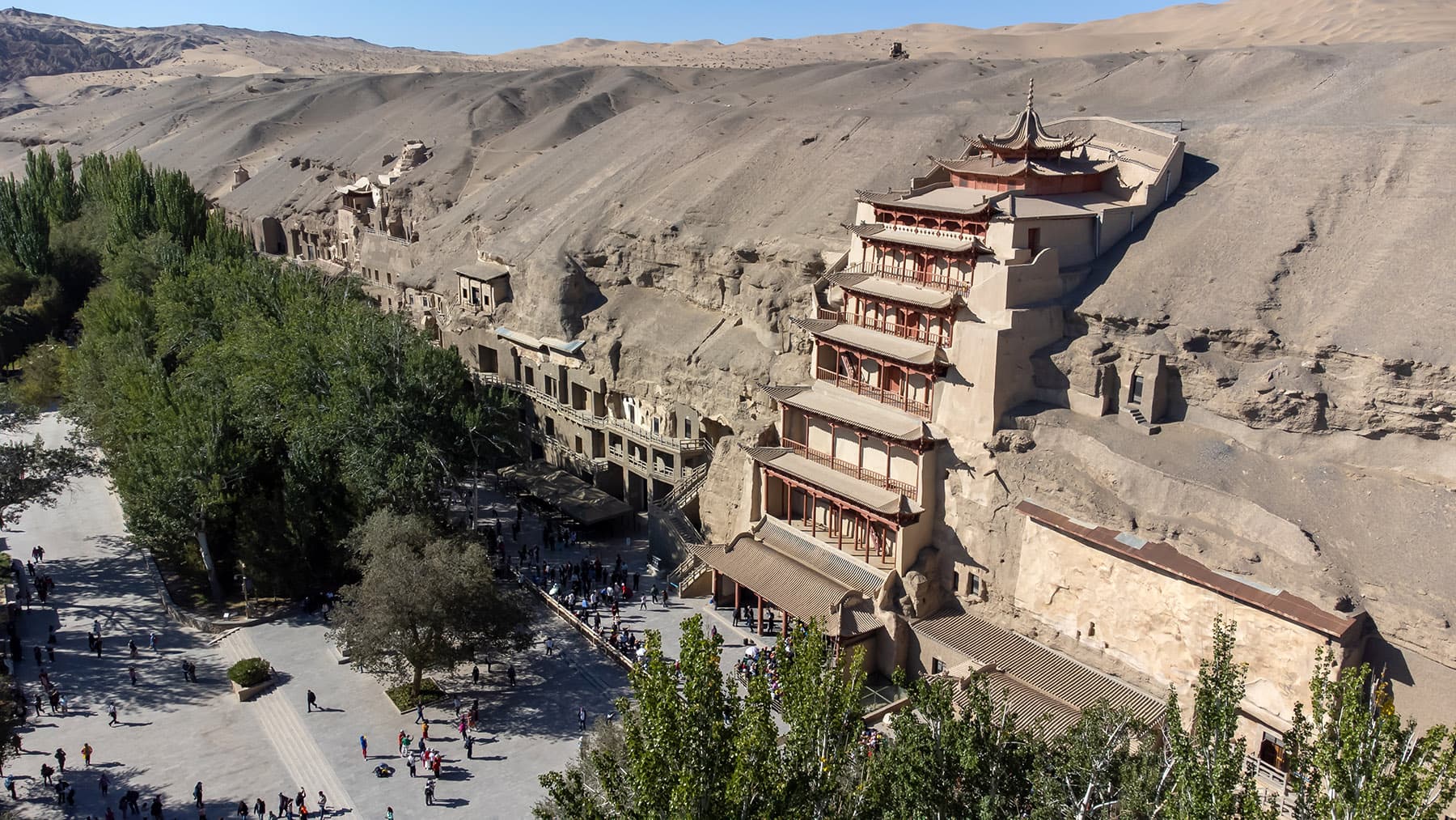 Dunes, Crescent Lake & Mogao Caves