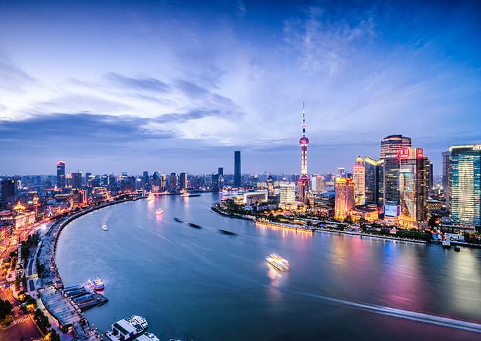 The Bund after dark