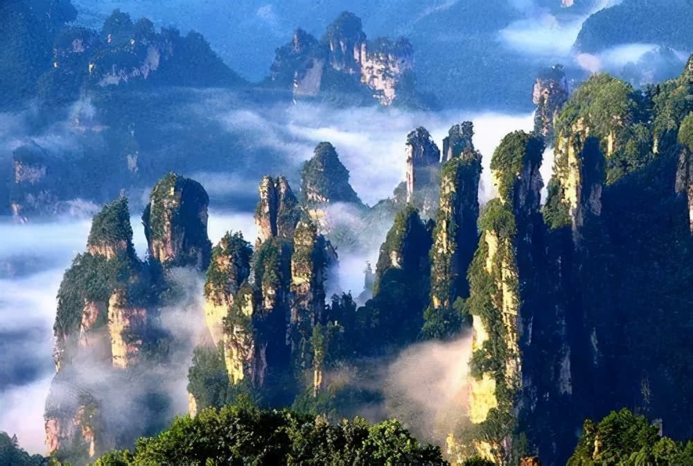 Among the sandstone pillars
